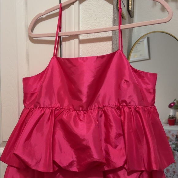 Fuchsia, Tiered Ruffle Top - Picture 4 of 4